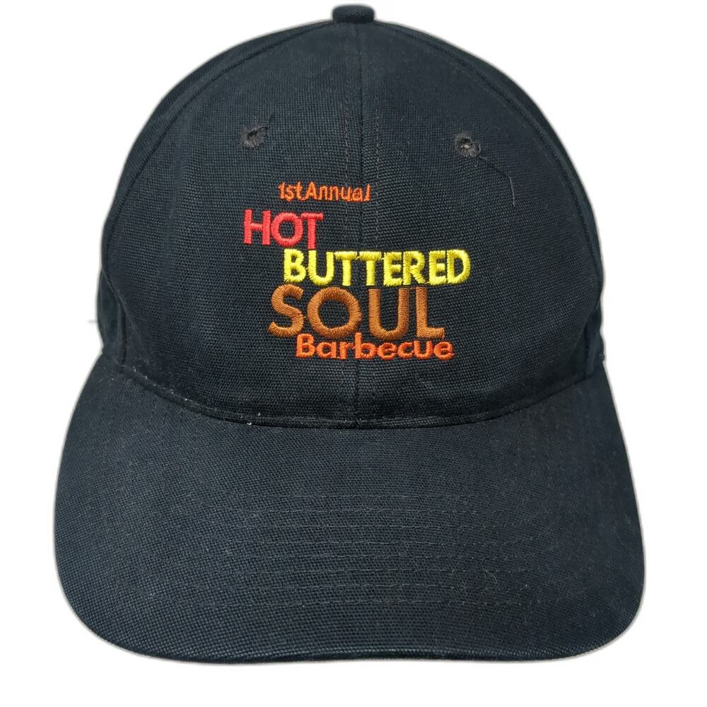 Luna Pier Baseball Cap Black One Size Hot Buttered Soul Isaac Hayes Barbecue Hat